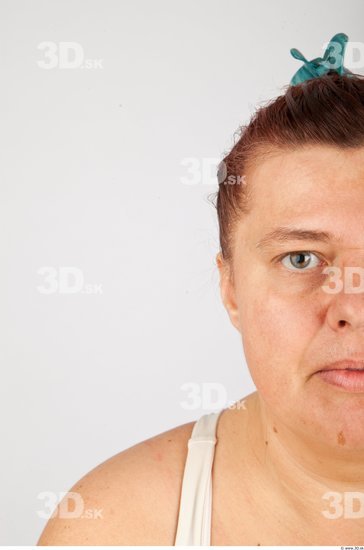 Head Woman White Average Wrinkles Female Studio Poses