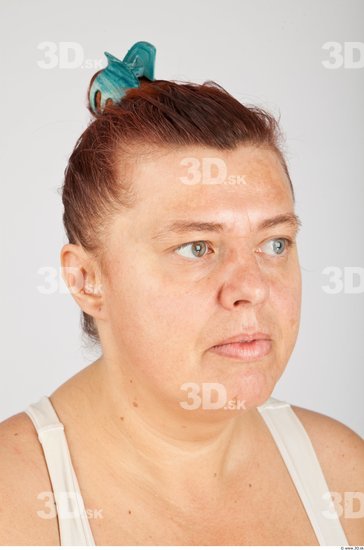 Head Woman White Average Wrinkles Female Studio Poses