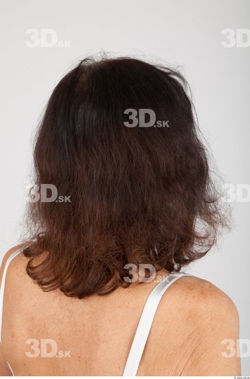 Head Woman White Slim Wrinkles Female Studio Poses