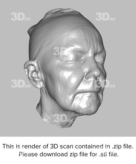 3D female haed scan Jirina