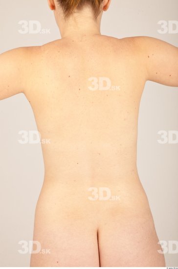 Whole Body Back Woman Nude Formal Slim Studio photo references