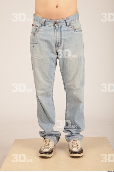 Leg Whole Body Man Casual Jeans Average Studio photo references