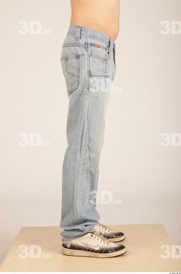 Leg Whole Body Man Casual Jeans Average Studio photo references