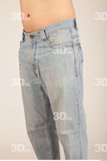 Thigh Whole Body Man Casual Jeans Average Studio photo references