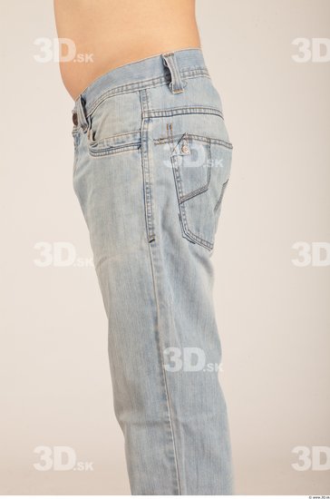 Thigh Whole Body Man Casual Jeans Average Studio photo references