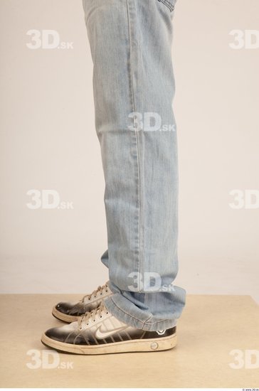 Calf Whole Body Man Casual Jeans Average Studio photo references