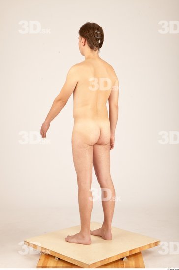 Whole Body Man Animation references Nude Casual Average Studio photo references