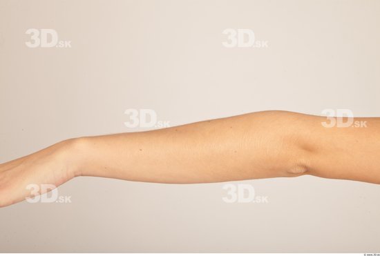 Forearm Whole Body Woman Nude Casual Slim Studio photo references