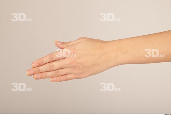 Hand Whole Body Woman Casual Slim Studio photo references