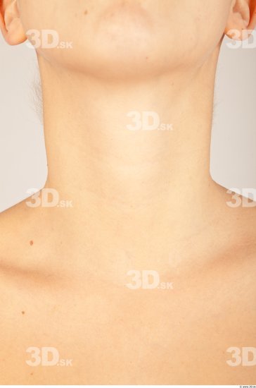 Neck Whole Body Woman Casual Slim Studio photo references