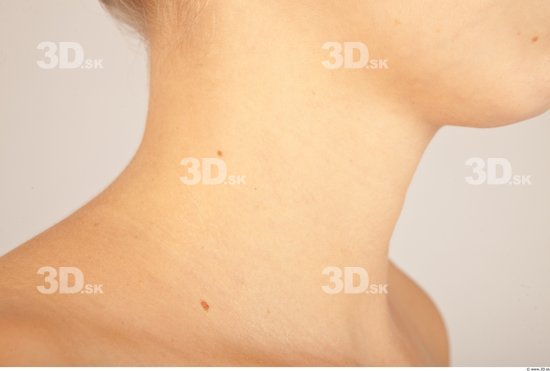 Neck Whole Body Woman Casual Slim Studio photo references