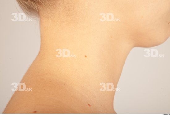 Neck Whole Body Woman Casual Slim Studio photo references