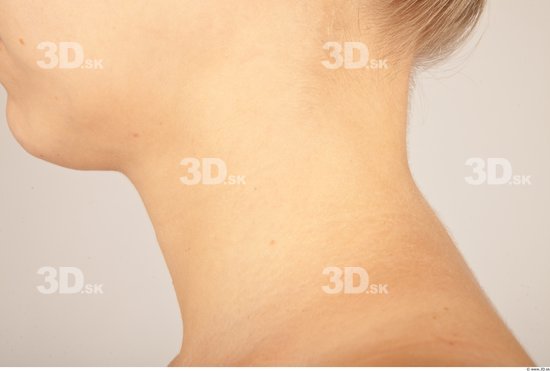 Neck Whole Body Woman Casual Slim Studio photo references