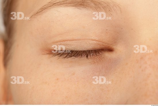 Eye Whole Body Woman Casual Slim Studio photo references