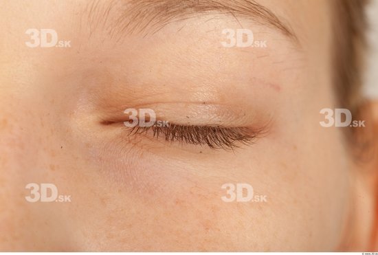 Eye Whole Body Woman Casual Slim Studio photo references