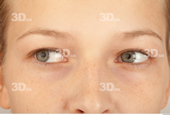 Eye Whole Body Woman Casual Slim Studio photo references