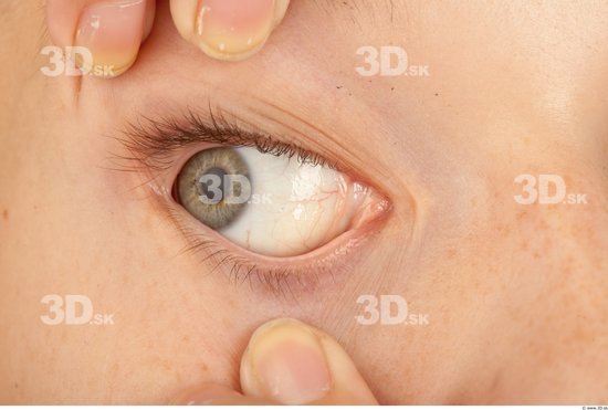 Eye Whole Body Woman Casual Slim Studio photo references