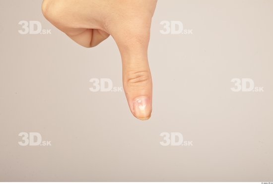 Fingers Whole Body Woman Casual Slim Studio photo references