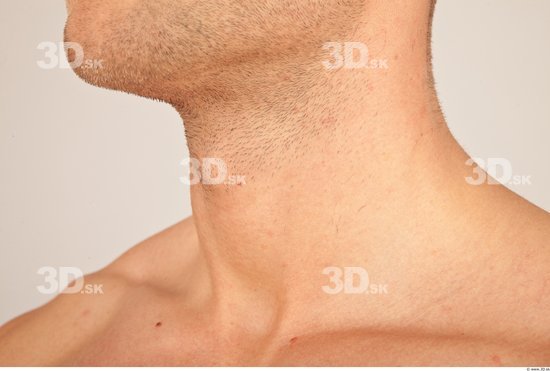 Neck Whole Body Man Casual Athletic Studio photo references