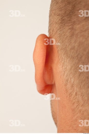 Ear Whole Body Man Casual Athletic Studio photo references