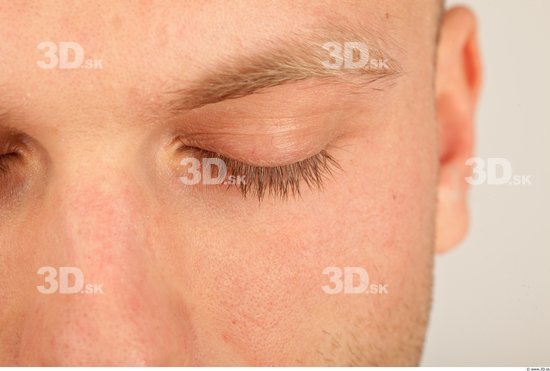 Eye Whole Body Man Casual Athletic Studio photo references