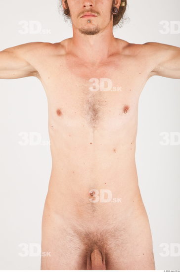 Upper Body Whole Body Man Nude Historical Slim Studio photo references