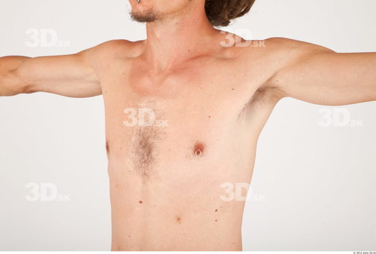 Chest Whole Body Man Nude Historical Slim Studio photo references