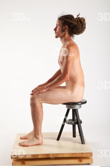 Whole Body Man Artistic poses White Nude Slim