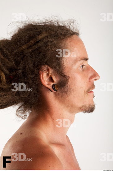 Head Phonemes Man White Piercing Slim