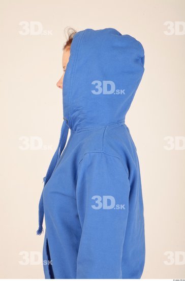 Whole Body Head Woman Casual Pullower Slim Studio photo references