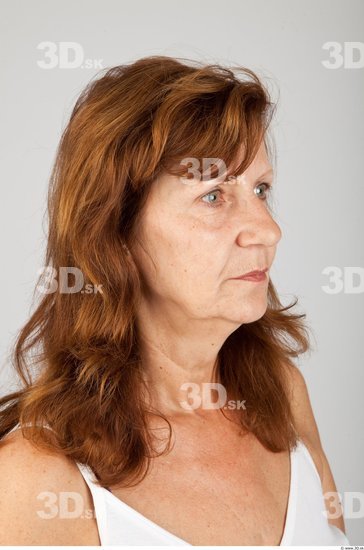 Head Woman White Average Wrinkles Female Studio Poses