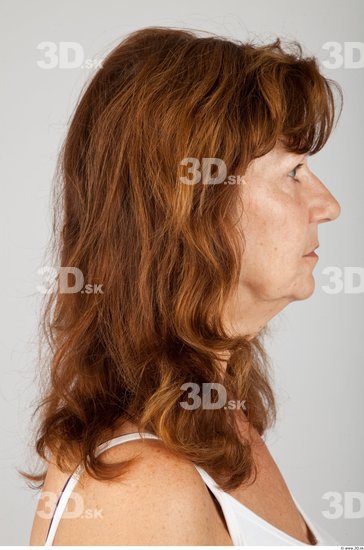 Head Woman White Average Wrinkles Female Studio Poses