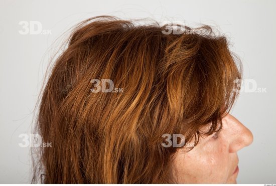 Head Woman White Average Wrinkles Female Studio Poses