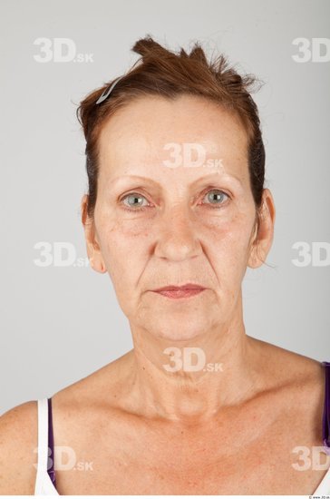 Head Woman White Average Wrinkles Female Studio Poses