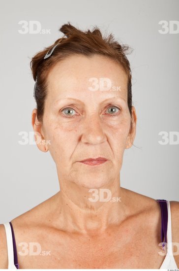 Head Woman White Average Wrinkles Female Studio Poses