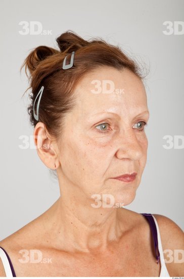 Head Woman White Average Wrinkles Female Studio Poses