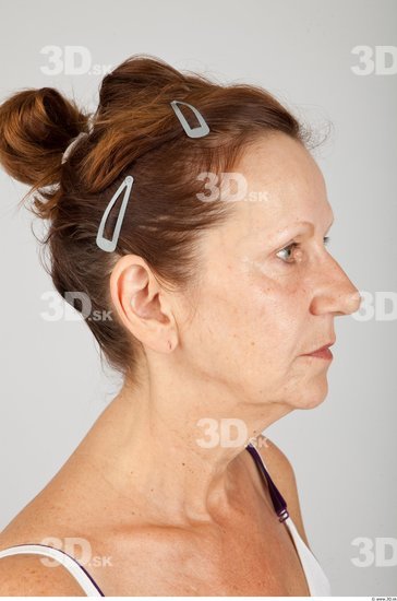 Head Woman White Average Wrinkles Female Studio Poses