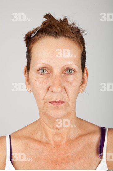 Head Woman White Average Wrinkles Female Studio Poses