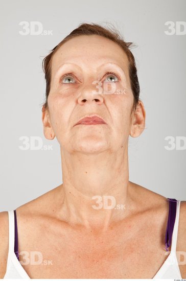 Head Woman White Average Wrinkles Female Studio Poses