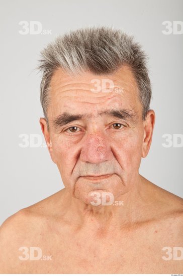 Head Man Average Wrinkles Male Studio Poses