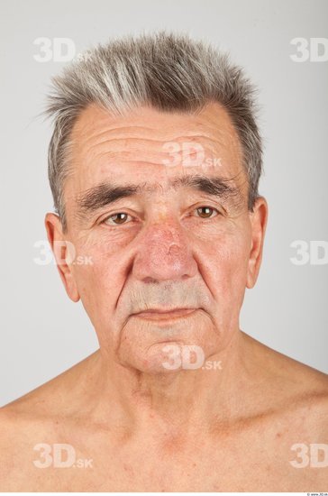 Head Man Average Wrinkles Male Studio Poses