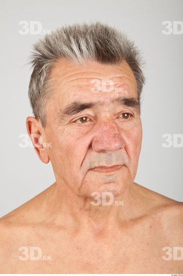 Head Man Average Wrinkles Male Studio Poses