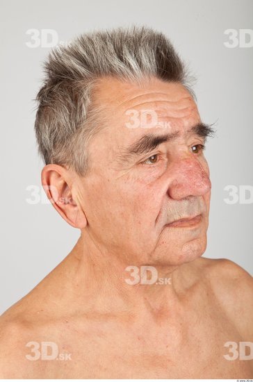 Head Man Average Wrinkles Male Studio Poses