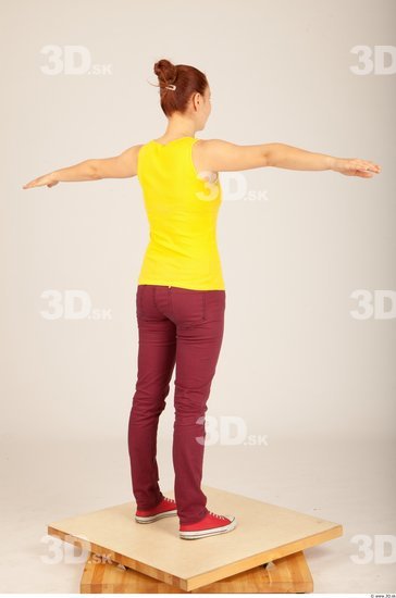 Whole Body Woman T poses Formal Slim Studio photo references