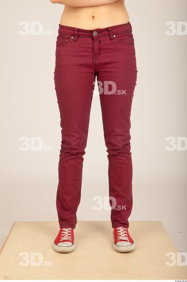 Leg Whole Body Woman Casual Formal Jeans Slim Studio photo references