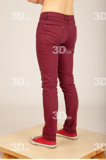 Leg Whole Body Woman Casual Formal Jeans Slim Studio photo references