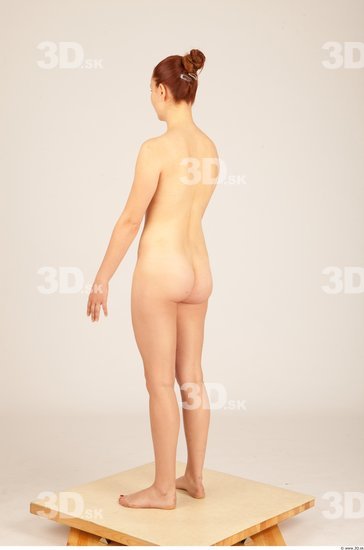 Whole Body Woman Nude Formal Slim Studio photo references