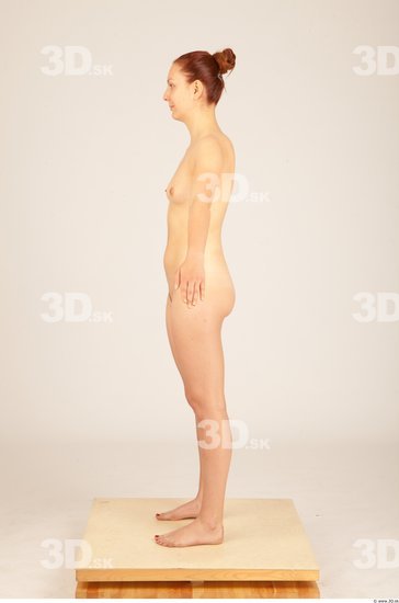 Whole Body Woman Nude Formal Slim Studio photo references