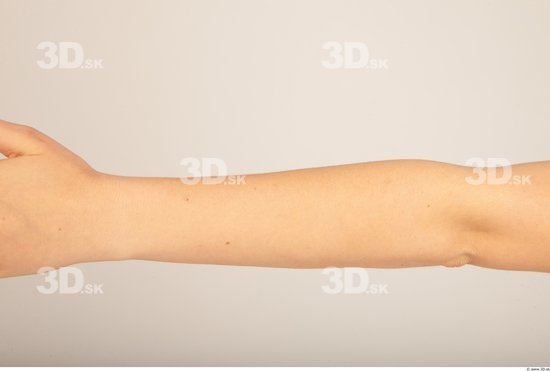 Forearm Whole Body Woman Nude Formal Slim Studio photo references