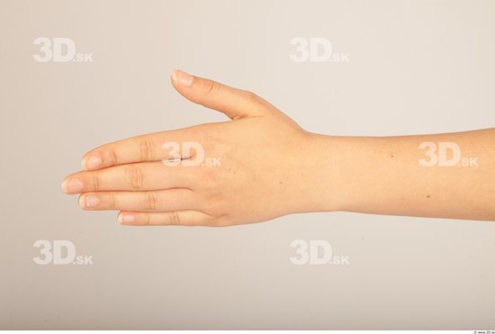 Hand Whole Body Woman Formal Slim Studio photo references